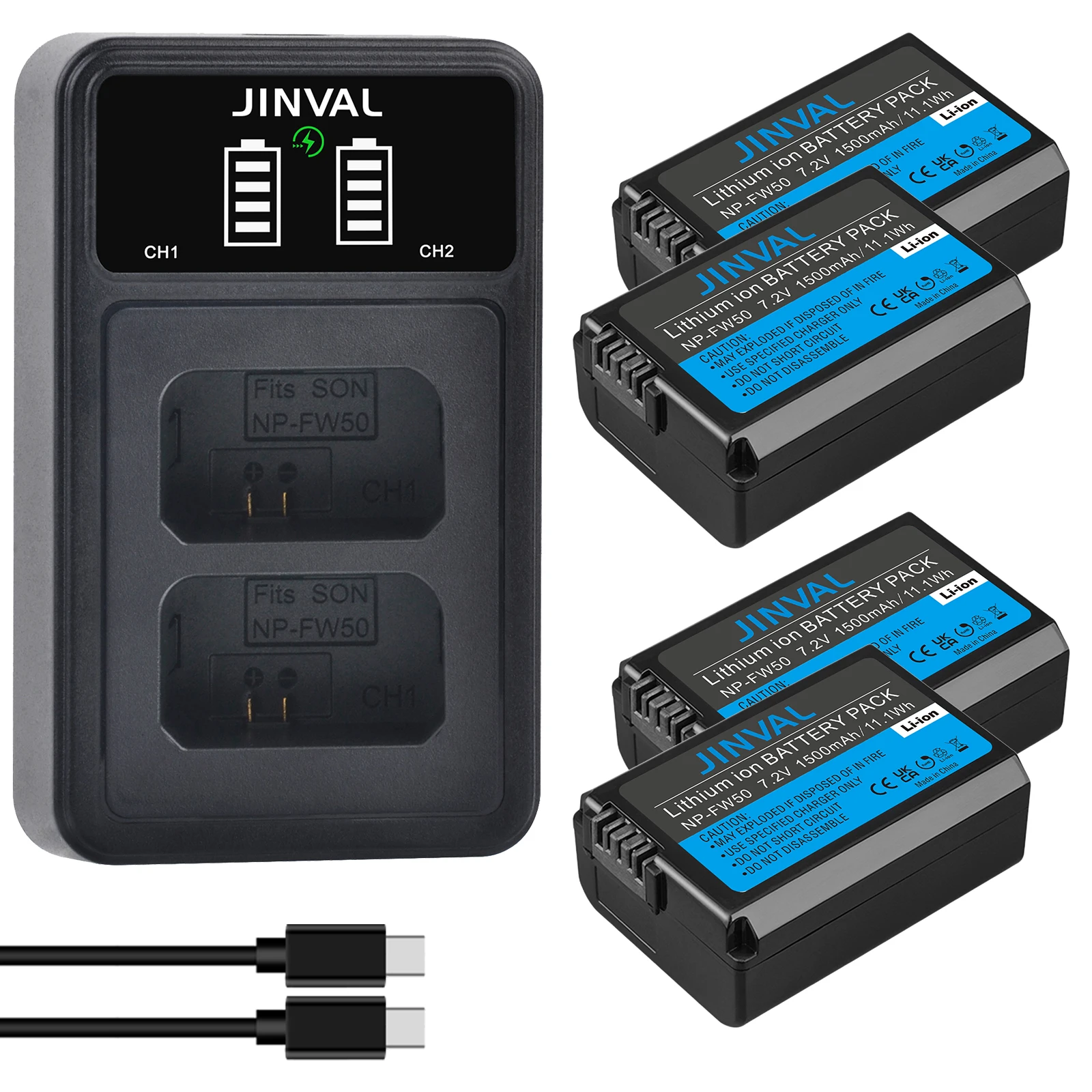 JINVAL NP-FW50 Battery 1500mAh NP FW50 Rechargeable Batteries For Sony A6400 A6300 A6500 A7 A7II A7RII A7SII A7S NEX-7 NEX-F3
JINVAL NP-FW50 Battery 1500mAh NP FW50 Rechargeable Batteries For Sony A6400 A6300 A6500 A7 A7II A7RII A7SII A7S NEX-7 NEX-F3