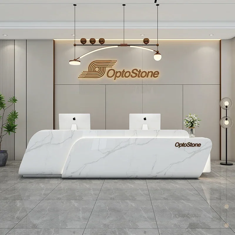 Aesthetic Salon Reception Counter Front Desk Clothes Lectern Simple Bar Furniture Entrance Tables Recepcja Institute Entrances
Aesthetic Salon Reception Counter Front Desk Clothes Lectern Simple Bar Furniture Entrance Tables Recepcja Institute Entrances