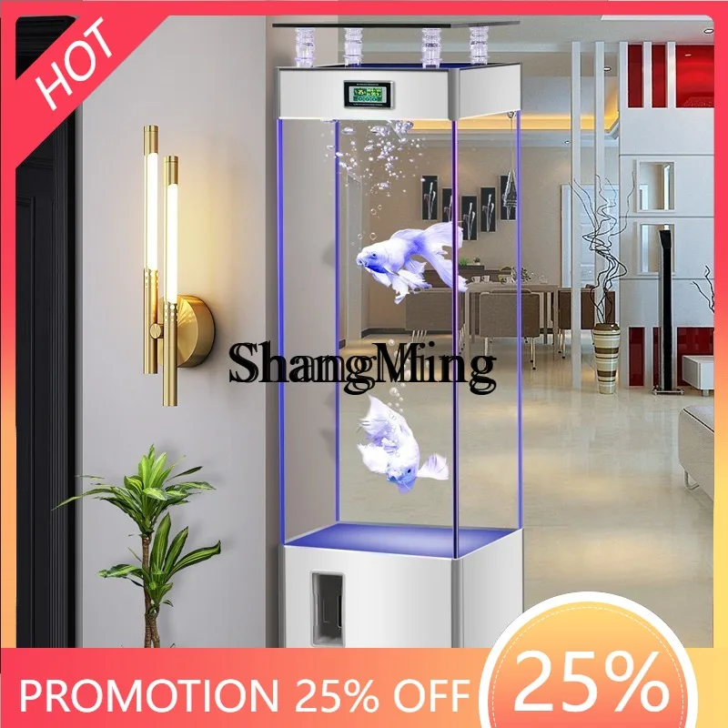 ZYY ultra white glass fish tank water-free ecological aquarium small and medium living room household goldfish tank
ZYY ultra white glass fish tank water-free ecological aquarium small and medium living room household goldfish tank