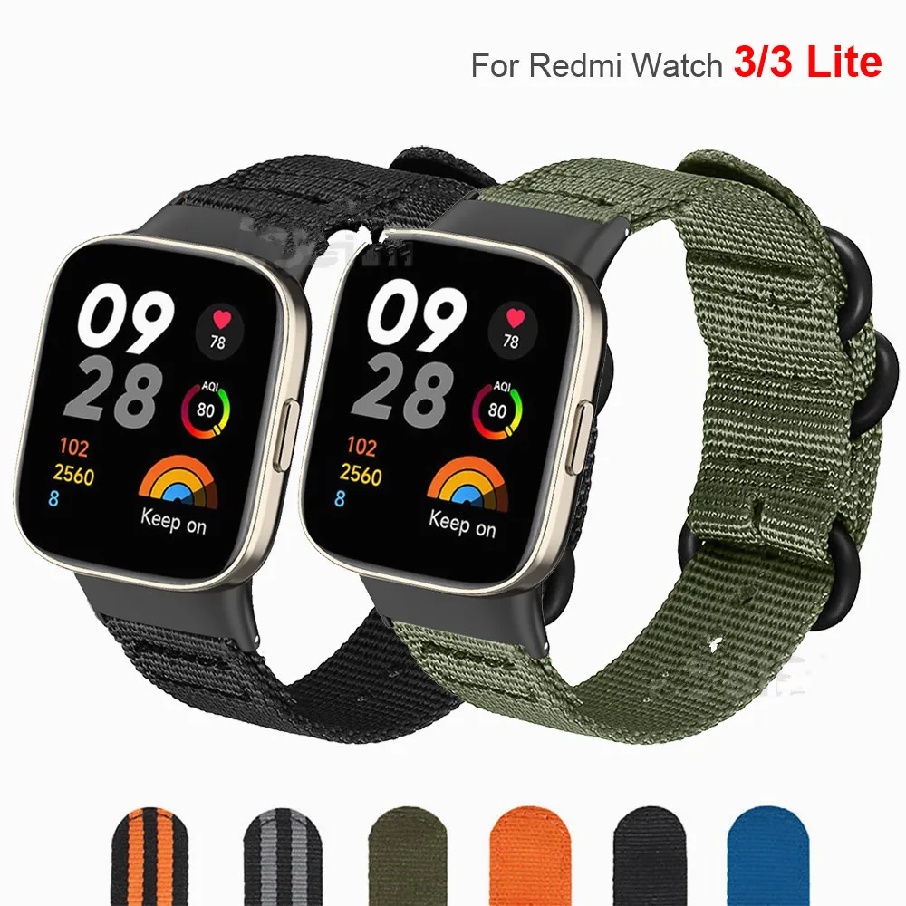 Ремешок нейлоновый для Xiaomi Redmi Watch 3 Redmi Watch 3 lite, спортивный браслет для активного отдыха для мужчин и женщин, Mi Watch 3 Lite Correa
Ремешок нейлоновый для Xiaomi Redmi Watch 3 Redmi Watch 3 lite, спортивный браслет для активного отдыха для мужчин и женщин, Mi Watch 3 Lite Correa