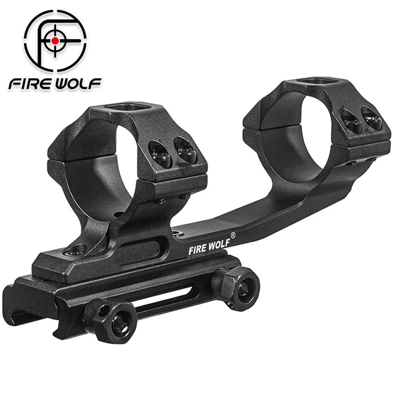 FIRE WOLF 1 inch / 30mm Cantilever Scope Mount One Piece Picatinny Rail Mount High Profile 63mm Offset
FIRE WOLF 1 inch / 30mm Cantilever Scope Mount One Piece Picatinny Rail Mount High Profile 63mm Offset