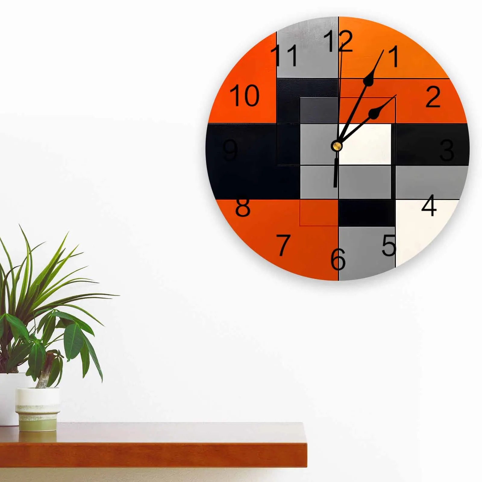 Modern Orange Color Block Wall Clock Large Modern Kitchen Dinning Round Clocks Bedroom Silent Hanging Watch
Modern Orange Color Block Wall Clock Large Modern Kitchen Dinning Round Clocks Bedroom Silent Hanging Watch