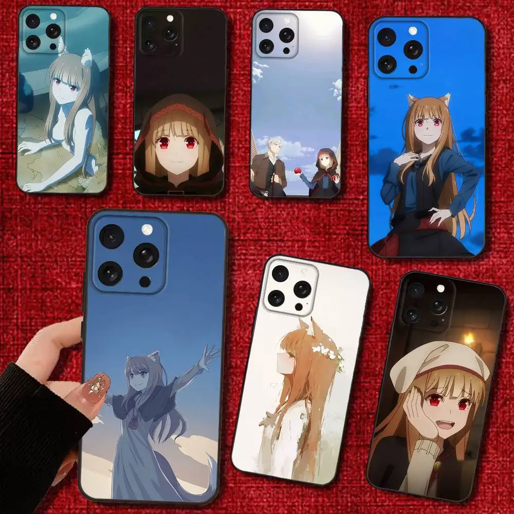Anime Spice and Wol Phone Case For iPhone 16e,16,15,14,13,12,11,Pro,X,XS,Max,XR,Plus,Mini Soft Black Cover 
Anime Spice and Wol Phone Case For iPhone 16e,16,15,14,13,12,11,Pro,X,XS,Max,XR,Plus,Mini Soft Black Cover
