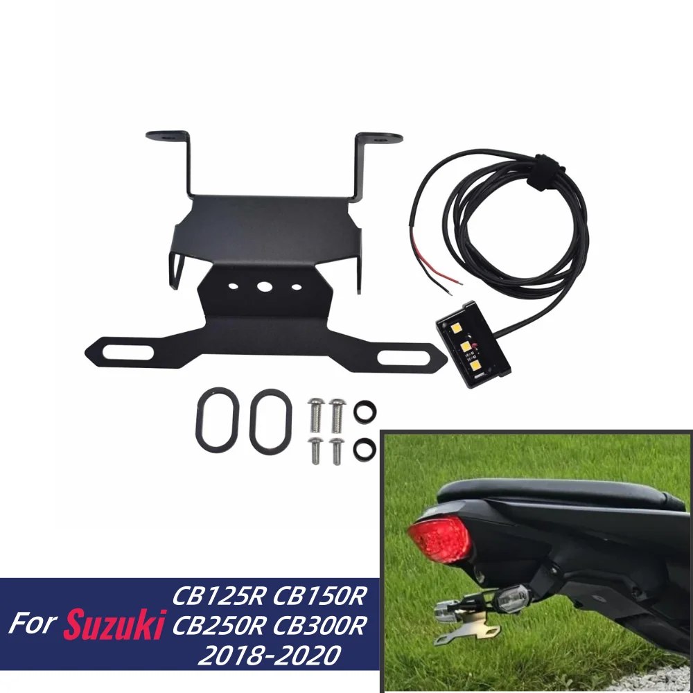 CB250R CB300R CB125R CB150R License Plate Holder Tail Light Bracket Tidy Fender Eliminator For Honda CB 125R 150R 250R 300R 2018
CB250R CB300R CB125R CB150R License Plate Holder Tail Light Bracket Tidy Fender Eliminator For Honda CB 125R 150R 250R 300R 2018