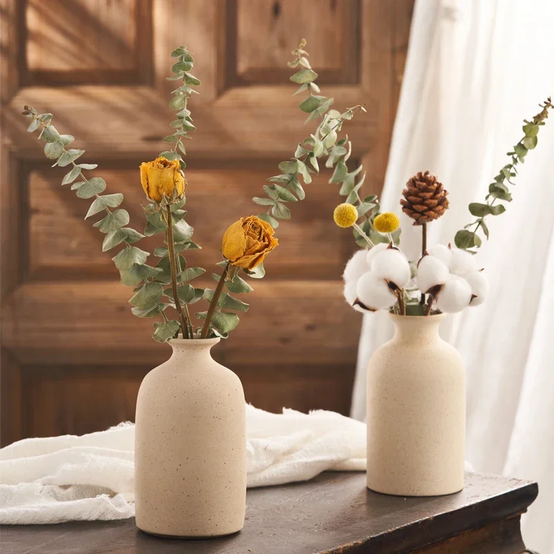 Ceramic Vase For Dried Flower Rose Vase Set Nordic Flower Pot Home Decoration Creative Jarrones Solid Vases кашпо для цветов
Ceramic Vase For Dried Flower Rose Vase Set Nordic Flower Pot Home Decoration Creative Jarrones Solid Vases кашпо для цветов