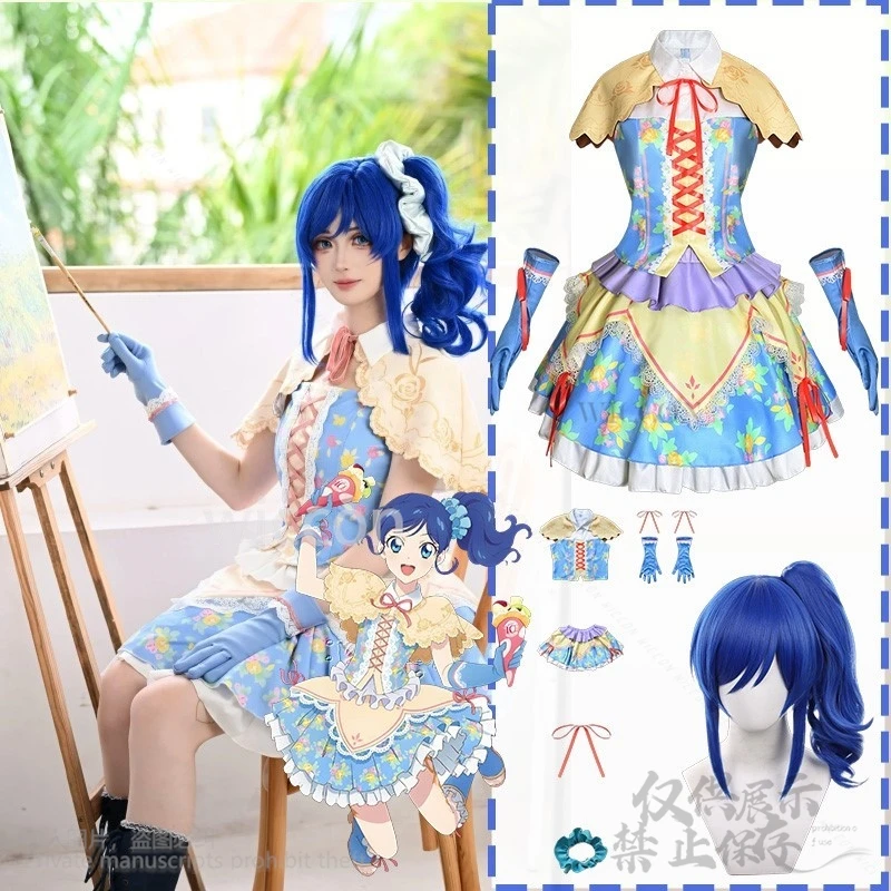 Anime Aikatsu!cosplay Kiriya Aoi Kawaii Japanese Idol Costume Flower Dress Lolita Lovely Girls Jirai Kei Uniform Wigs Customized
Anime Aikatsu!cosplay Kiriya Aoi Kawaii Japanese Idol Costume Flower Dress Lolita Lovely Girls Jirai Kei Uniform Wigs Customized