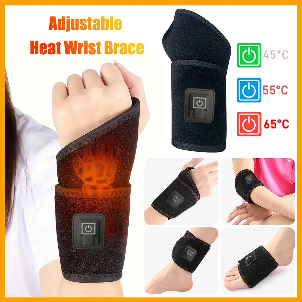 Electric Heating Wrist Pad Three Gear Hot Compress Vibration Warmer USB Massager Wrist Support Pad Relief Tendonitis Relax Brace
Electric Heating Wrist Pad Three Gear Hot Compress Vibration Warmer USB Massager Wrist Support Pad Relief Tendonitis Relax Brace