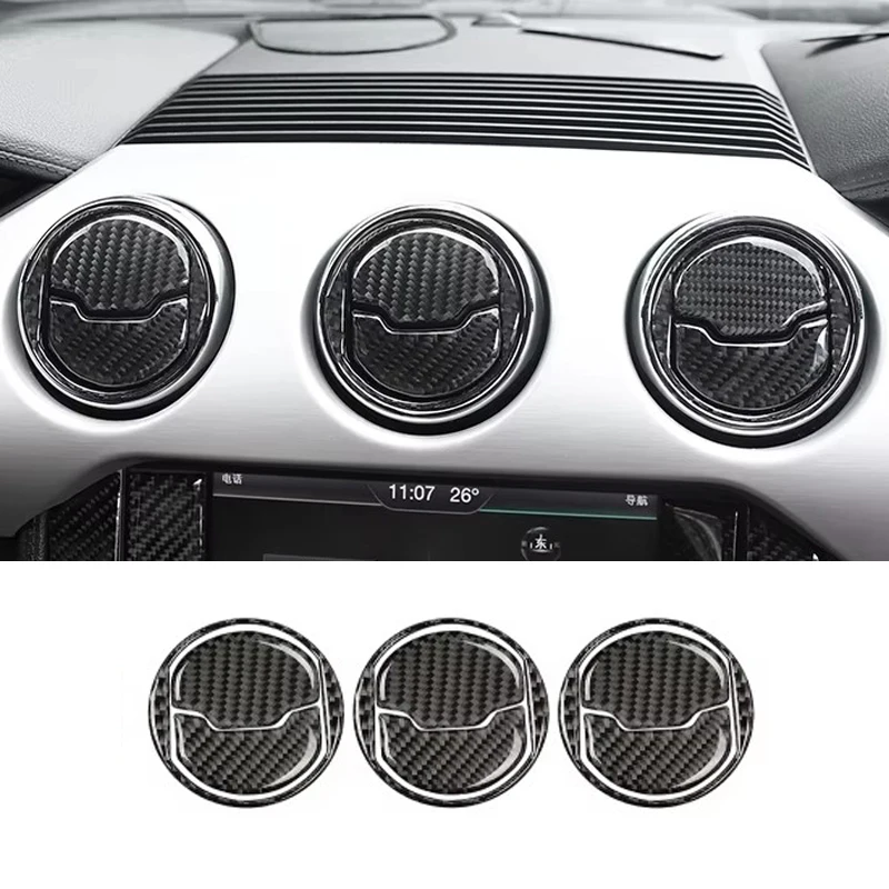 For Ford Mustang GT 2015-2020 Accessories Carbon Fiber Car Central Dashboard Air Conditioner Outlet Vent Decoration Cover Trim
For Ford Mustang GT 2015-2020 Accessories Carbon Fiber Car Central Dashboard Air Conditioner Outlet Vent Decoration Cover Trim