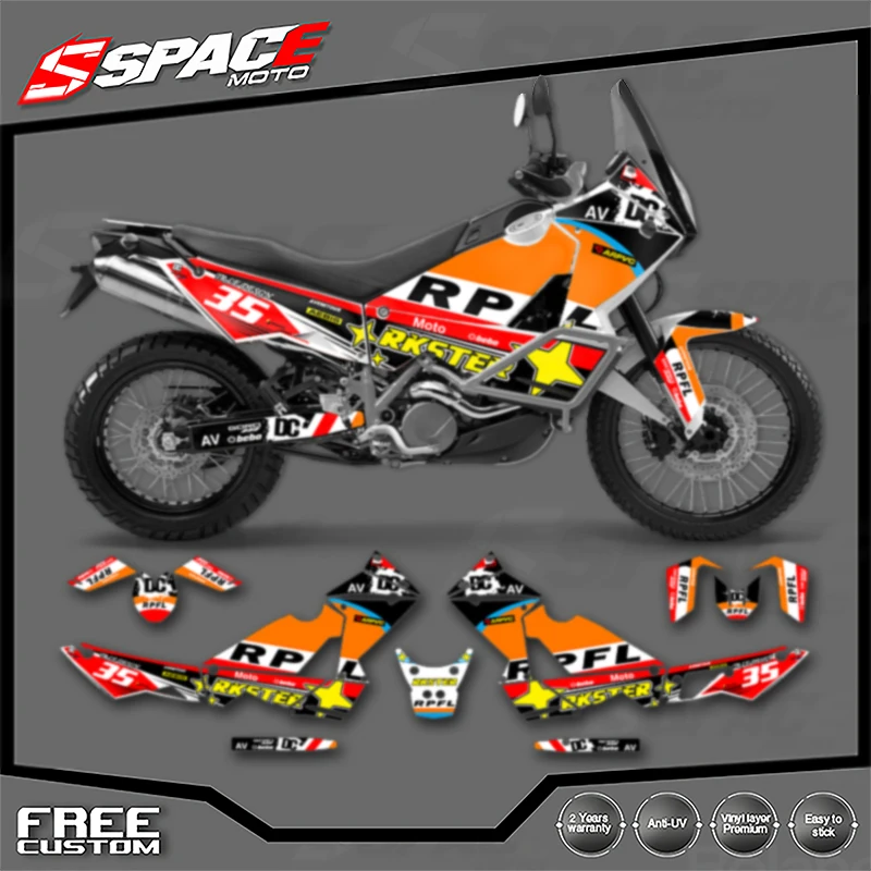 SPACE Custom Motorcycle Graphics For KTM ADV990 2003 2004 2005 2006 2007 2008 2009 2010 2011 2012-2016 Decal Stickers Kits 003
SPACE Custom Motorcycle Graphics For KTM ADV990 2003 2004 2005 2006 2007 2008 2009 2010 2011 2012-2016 Decal Stickers Kits 003