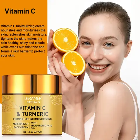 Crema facial con vitamina C y Retinol, crema hidratante, reafirmante, hialurónica, reparadora, blanqueadora, cuidado de la piel