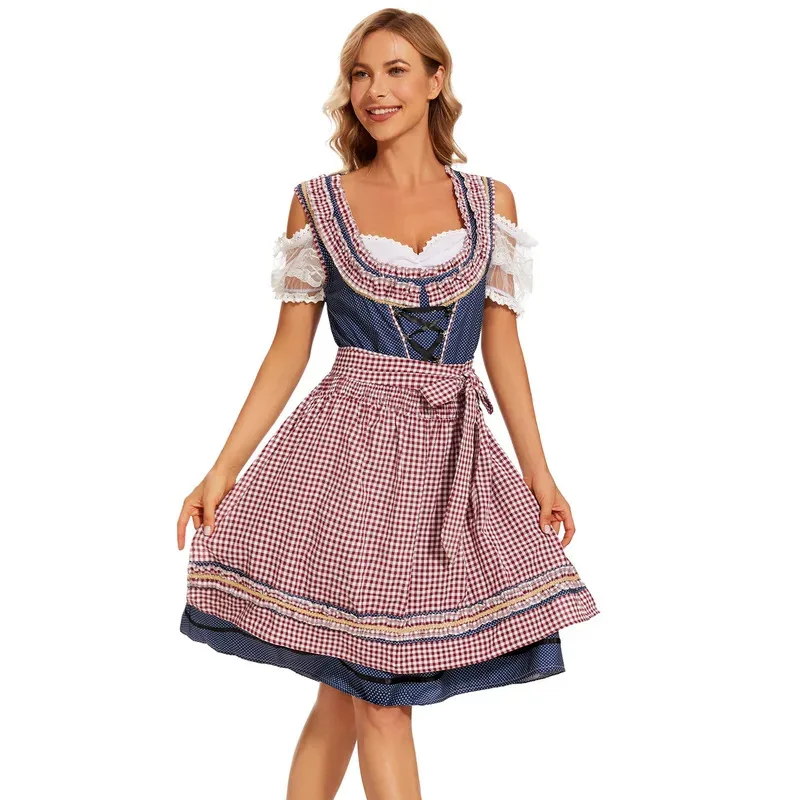 Oktoberfest Bavarian Dress Festival Party Women's Beer Dress Ethnic Dress Heidi Dirndl Leiderhosen Beer Wench Maid Costume
Oktoberfest Bavarian Dress Festival Party Women's Beer Dress Ethnic Dress Heidi Dirndl Leiderhosen Beer Wench Maid Costume