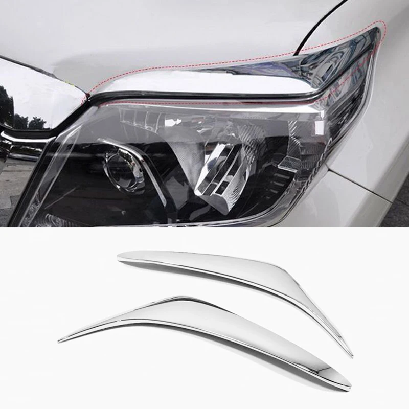 Exterior Headlight Eyebrow Cover For Toyota Land Cruiser Prado FJ150 2014-2017 Lamp Sticker Trim Chrome Car Styling Accessories
Exterior Headlight Eyebrow Cover For Toyota Land Cruiser Prado FJ150 2014-2017 Lamp Sticker Trim Chrome Car Styling Accessories