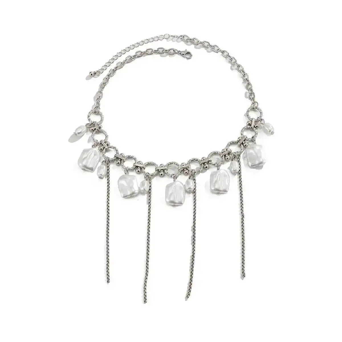 Retro Imitation Pearl Tassel Pendant Necklace Trendy Charm Clavicle Chain for Women Wedding Bridal Jewelry Gift
Retro Imitation Pearl Tassel Pendant Necklace Trendy Charm Clavicle Chain for Women Wedding Bridal Jewelry Gift