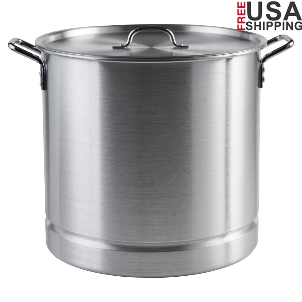 32qt Aluminum Steamer Pot with Lid Cooking Pasta Vegetables Seafood Riveted Handles Ideal Large Batches Home Outdoors
32qt Aluminum Steamer Pot with Lid Cooking Pasta Vegetables Seafood Riveted Handles Ideal Large Batches Home Outdoors