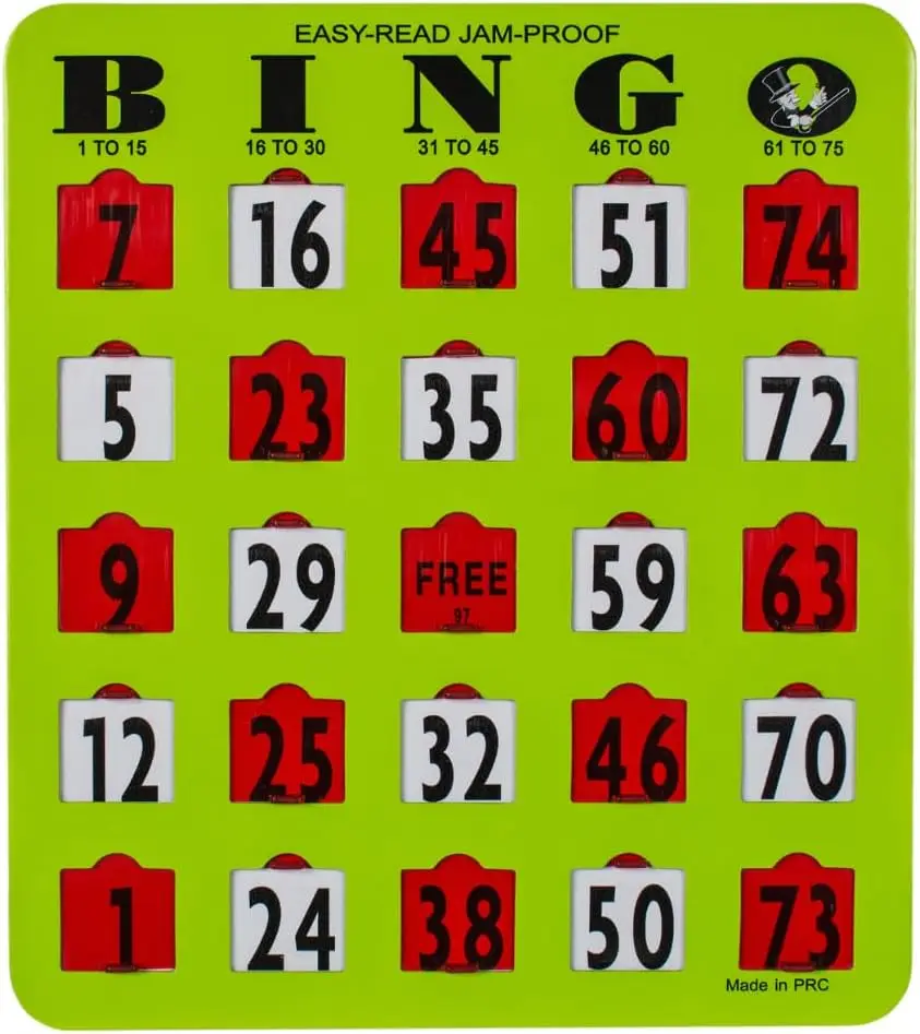 25 Pack Fingertip Bingo Cards with Sliding Windows - Large Print, Easy-Read Numbers - for Seniors, Nursing Homes, Group Games
25 Pack Fingertip Bingo Cards with Sliding Windows - Large Print, Easy-Read Numbers - for Seniors, Nursing Homes, Group Games
