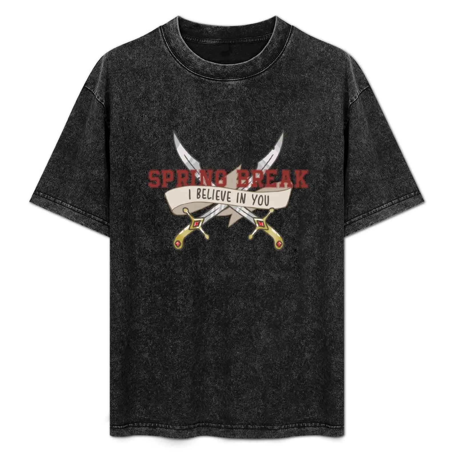 Spring Break (I Believe In You) T-Shirt Casual Graphic Print Tee
Spring Break (I Believe In You) T-Shirt Casual Graphic Print Tee
