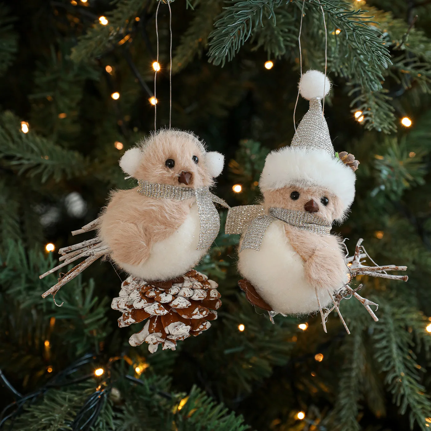 20 шт., зимние украшения для рождественской елки, рождественские украшения, птицы, рождественские подвесные украшения, плюшевые рождественские птицы с шишками
20 шт., зимние украшения для рождественской елки, рождественские украшения, птицы, рождественские подвесные украшения, плюшевые рождественские птицы с шишками