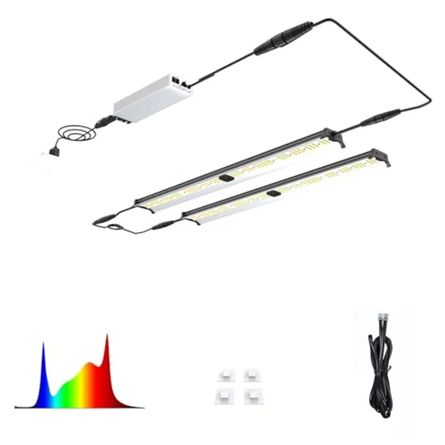 Grow Light Bars Full Spectrum Led Grow Lamps Grow Lights for Indoor Plants Dimmable Daisy Chain for Grow Lights Supplemental Li
Grow Light Bars Full Spectrum Led Grow Lamps Grow Lights for Indoor Plants Dimmable Daisy Chain for Grow Lights Supplemental Li