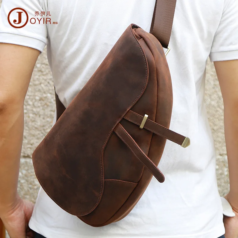 Crossbody Men's Large Capacity Retro Saddle Bag Outdoor Casual Leather Breast Bag Men's Bag Fashion Accessories High-end Birthda
Crossbody Men's Large Capacity Retro Saddle Bag Outdoor Casual Leather Breast Bag Men's Bag Fashion Accessories High-end Birthda