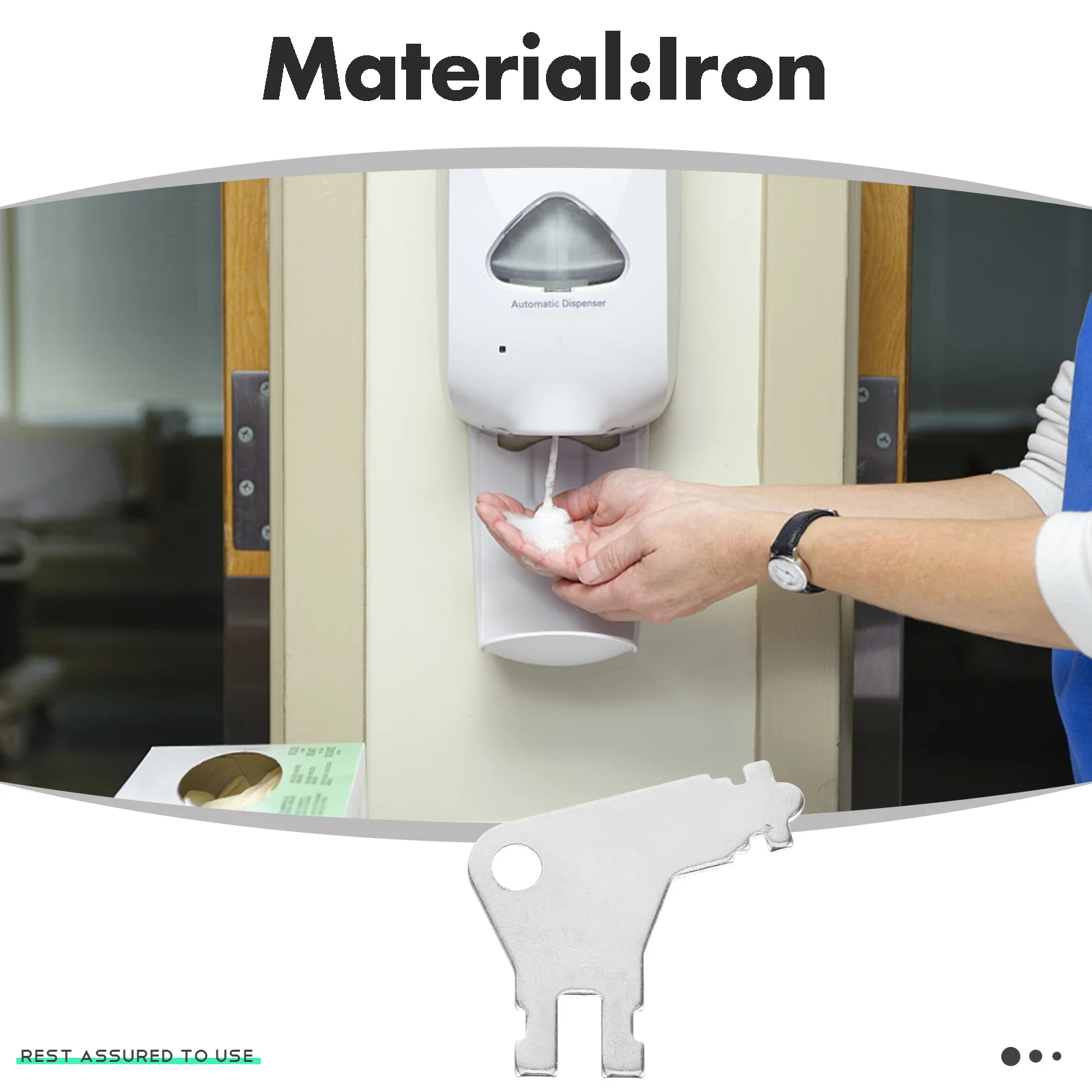 3Pcs Commercial Toilet Paper Dispenser Key Heavy-Duty Iron for Restroom Towel Holder Quick Install 50504 Fit Paper Towel Key
3Pcs Commercial Toilet Paper Dispenser Key Heavy-Duty Iron for Restroom Towel Holder Quick Install 50504 Fit Paper Towel Key