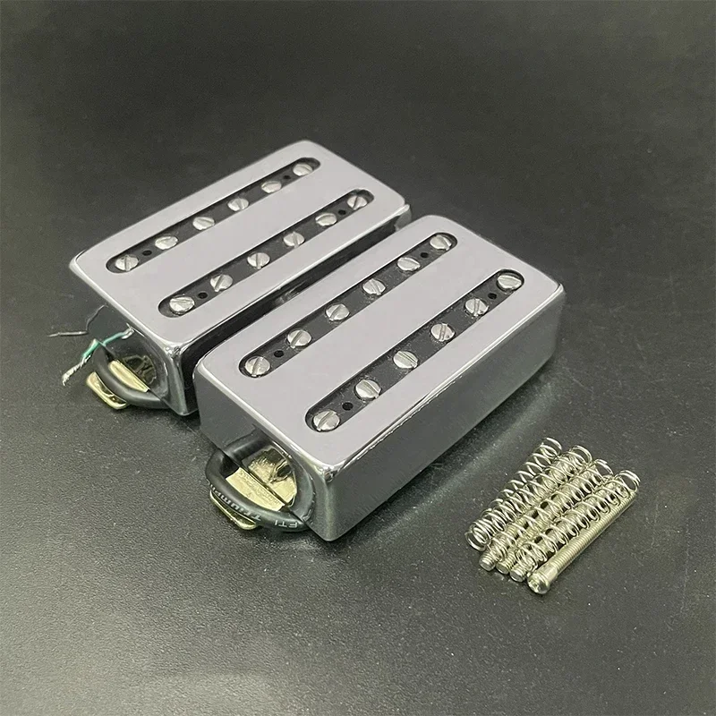 II Style Brass Cover Electric Guitar Pickup Coil Splitting Pickup Humbucker Dual Coil Pickup N7.5K/B15K Output Black/Chrome
II Style Brass Cover Electric Guitar Pickup Coil Splitting Pickup Humbucker Dual Coil Pickup N7.5K/B15K Output Black/Chrome