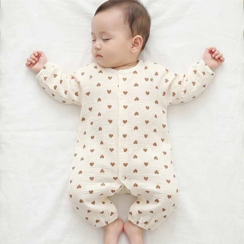 Baby Boys Girls Jumpsuit Clothes Muslin Cotton Long Sleeve Romper 0-4T
Baby Boys Girls Jumpsuit Clothes Muslin Cotton Long Sleeve Romper 0-4T