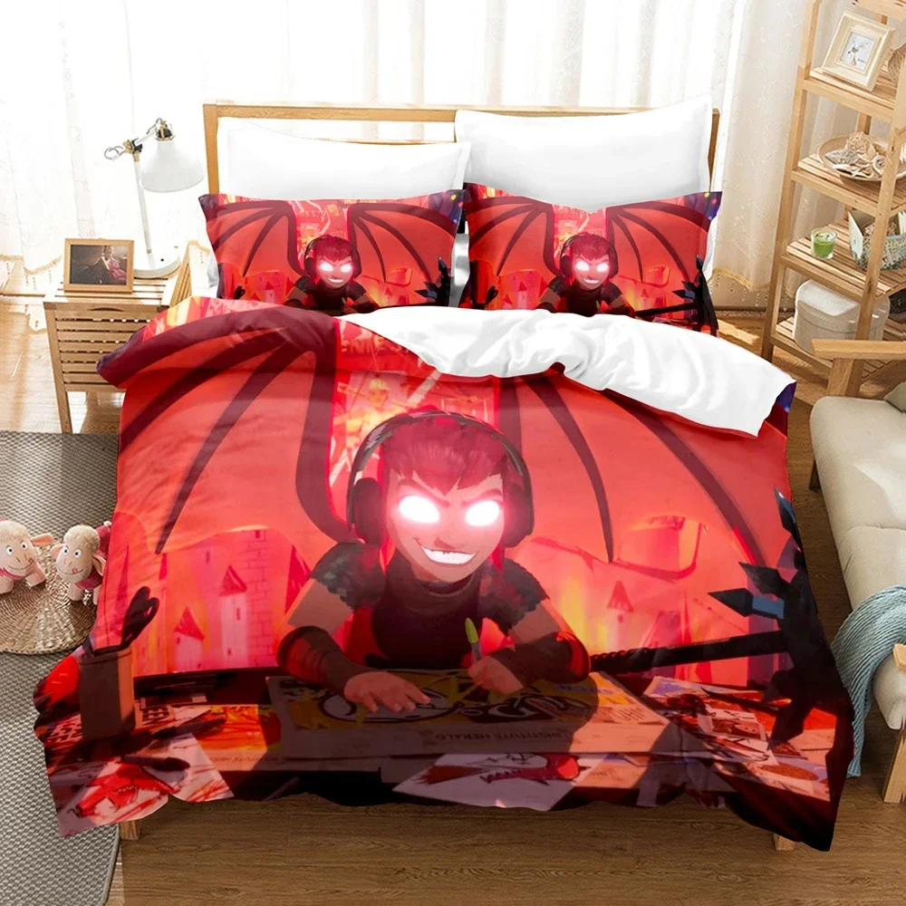 3D Printing Anime The Nimona Bedding Set Boys Girls Twin Queen Size Duvet Cover Pillowcase Bed Kids Adult Fashion Home Textiles
3D Printing Anime The Nimona Bedding Set Boys Girls Twin Queen Size Duvet Cover Pillowcase Bed Kids Adult Fashion Home Textiles