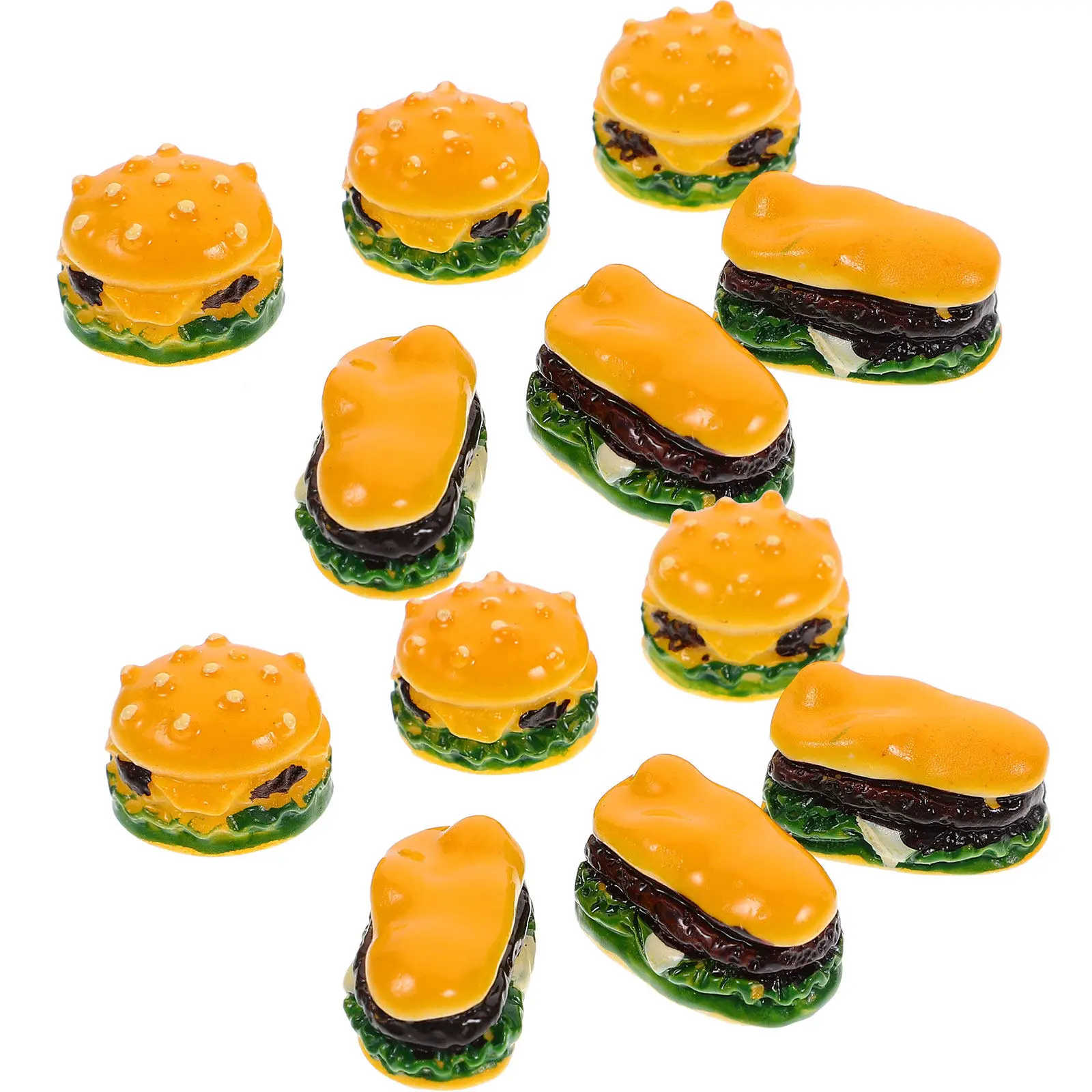 20Pcs Miniature Burger Simulation Realistic Decoration Mini Food Prop Kitchen Shop Scene Adornment Photography Photo Props
20Pcs Miniature Burger Simulation Realistic Decoration Mini Food Prop Kitchen Shop Scene Adornment Photography Photo Props