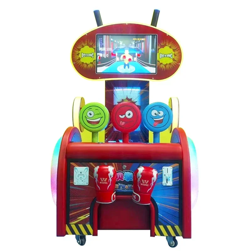 Indoor Coin Operated Game Boxing Punch Machine Hammer Multiplayer Electronic Boxing Game Machine For Sale
Indoor Coin Operated Game Boxing Punch Machine Hammer Multiplayer Electronic Boxing Game Machine For Sale