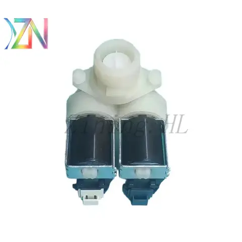 Dual solenoid valve with one inlet and two outlets for drum washing machinesfor Jinling/Meiling/Beko and Electrolux