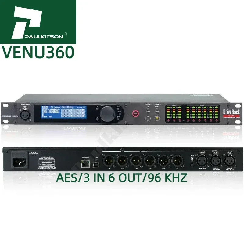 Paulkison Audio Processor DBX VENU360 Professional Processor 3 in 6 0ut Audio Processor Sound System Audio Sound Equipment
Paulkison Audio Processor DBX VENU360 Professional Processor 3 in 6 0ut Audio Processor Sound System Audio Sound Equipment
