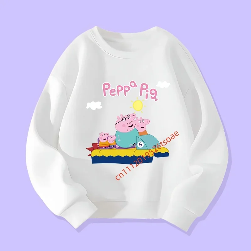 Peppa Pig Children's Park offers 2026 new style sweatshirt for boys, girls, casual shirts with cartoon prints.
Peppa Pig Children's Park offers 2026 new style sweatshirt for boys, girls, casual shirts with cartoon prints.