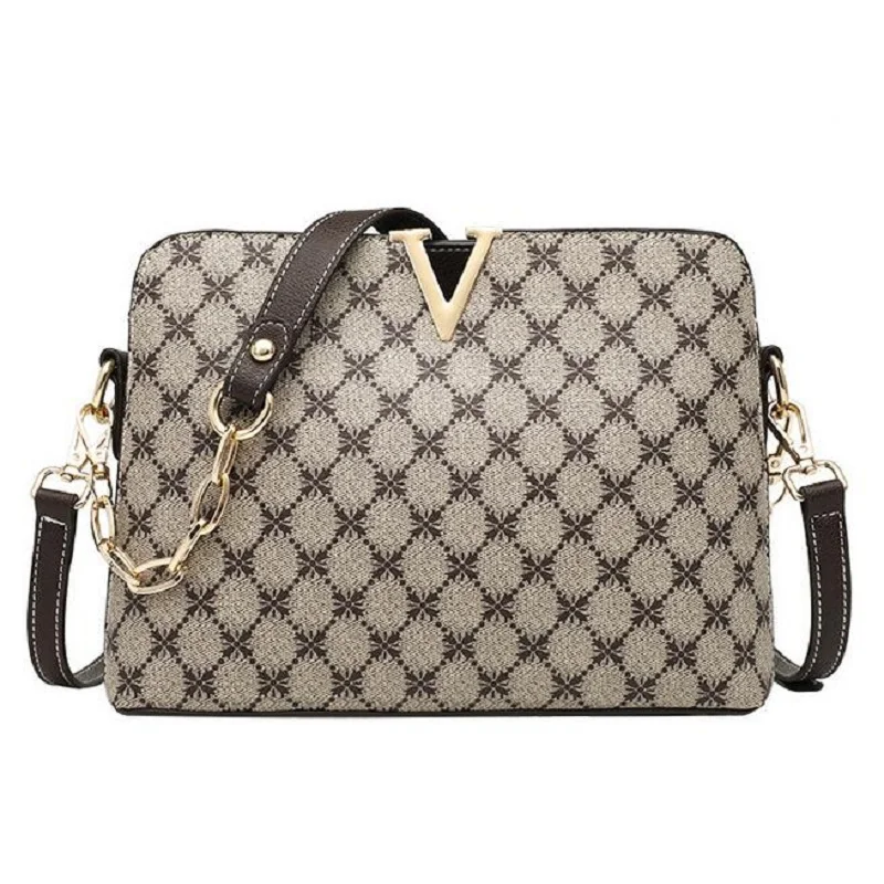 New Luxury Designer Shoulder Bag For Women Pu Leather Crossbody Messenger Female Bags Fashion Chain Sling Ladies Plaid Handbags
New Luxury Designer Shoulder Bag For Women Pu Leather Crossbody Messenger Female Bags Fashion Chain Sling Ladies Plaid Handbags