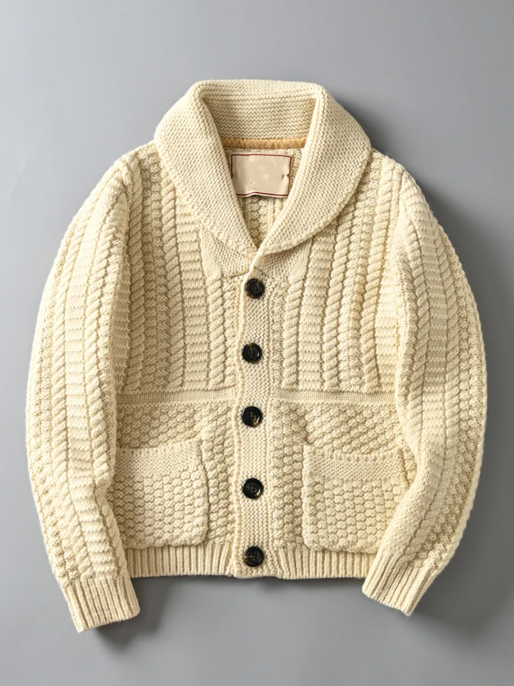 Thiened Full Wool Knitted Casual Coat for Men Autumn Winter Faionable Ci Sle Long Sve Loose Fit Cardigan
Thiened Full Wool Knitted Casual Coat for Men Autumn Winter Faionable Ci Sle Long Sve Loose Fit Cardigan