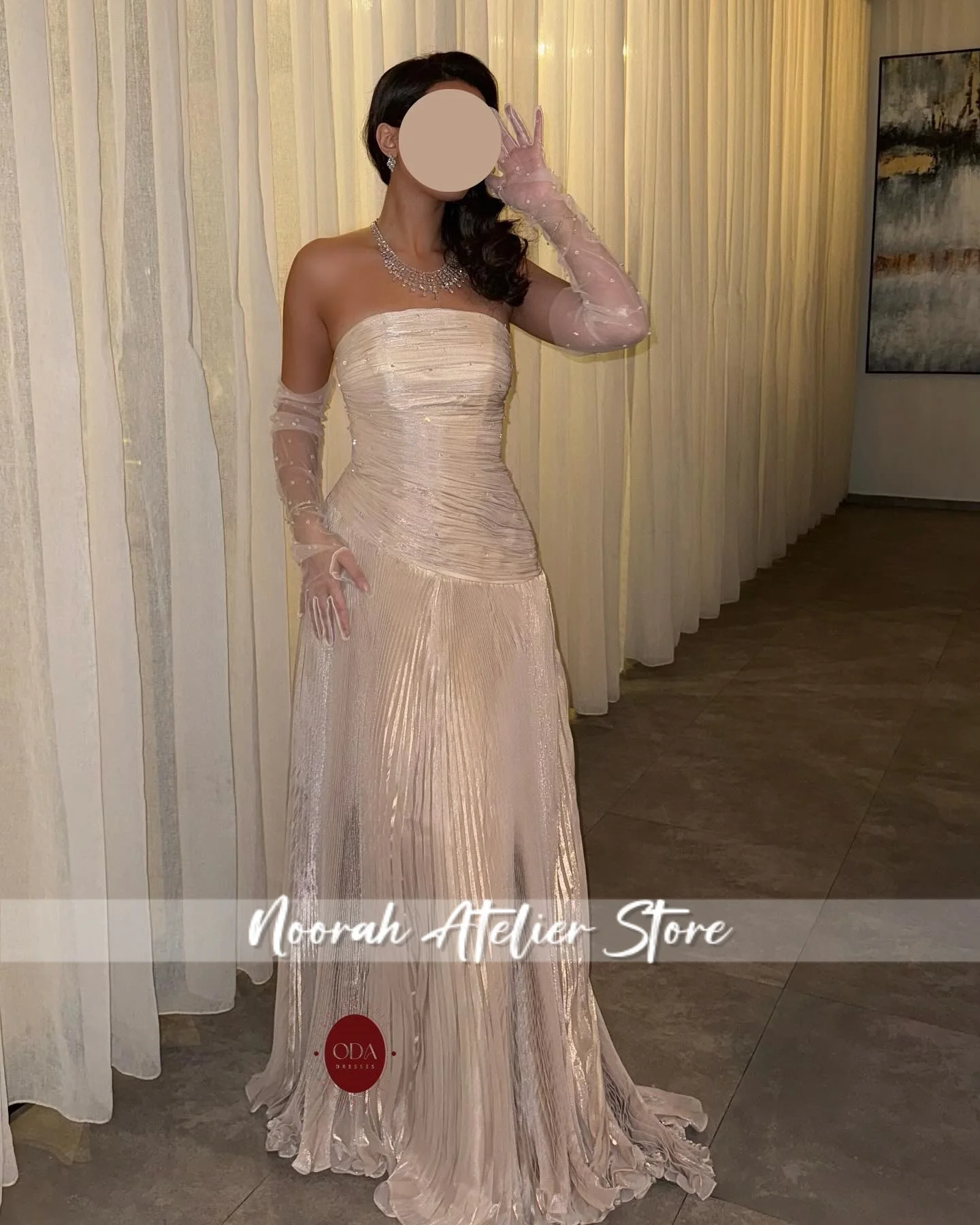 Glossiness Cream White Dubai Strapless Evening Dresses 2025 Modest Crepe wedding gown Prom Dresses فساتين سهرة Customized
Glossiness Cream White Dubai Strapless Evening Dresses 2025 Modest Crepe wedding gown Prom Dresses فساتين سهرة Customized