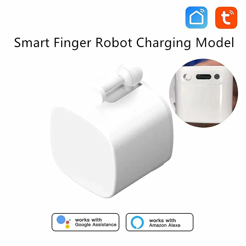 Type C Chargeable Tuya Bluetooth Smart Finger Robot Switch Button Pusher Bot Remote Control Appliance Google Home Alexa Voice
Type C Chargeable Tuya Bluetooth Smart Finger Robot Switch Button Pusher Bot Remote Control Appliance Google Home Alexa Voice