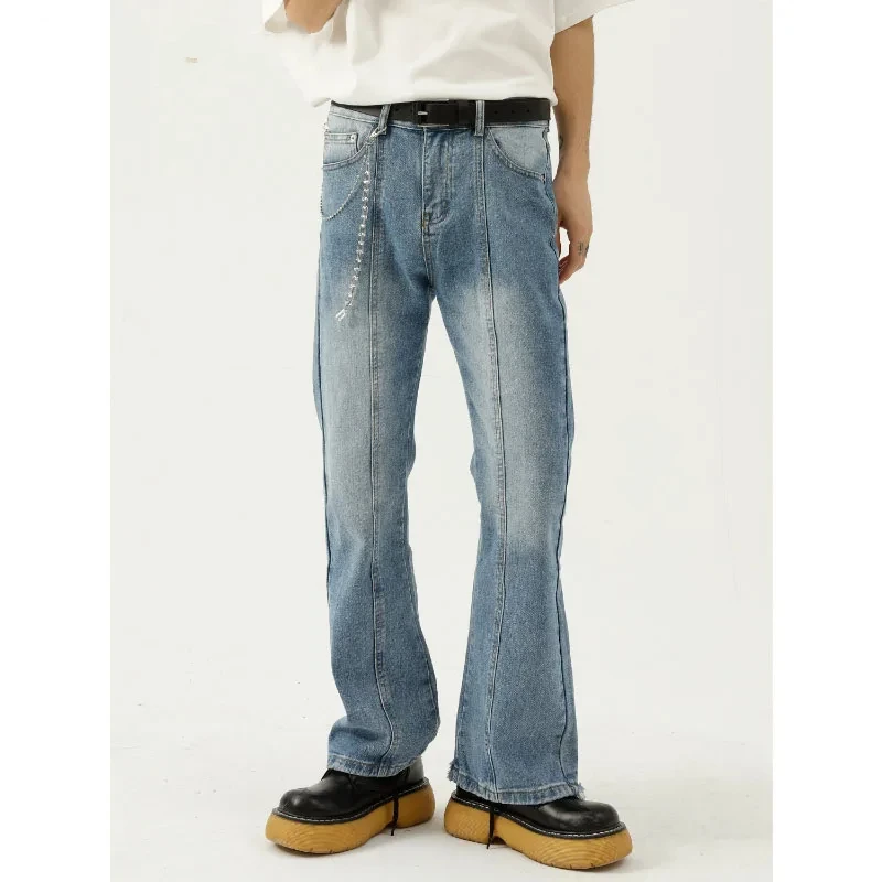 Ins Fashion Straight Mens Jeans Full Length Y2k Wide Leg Trousers Four Seasons Loose Simple Distressed Wash Micro Flare Pantspan
Ins Fashion Straight Mens Jeans Full Length Y2k Wide Leg Trousers Four Seasons Loose Simple Distressed Wash Micro Flare Pantspan