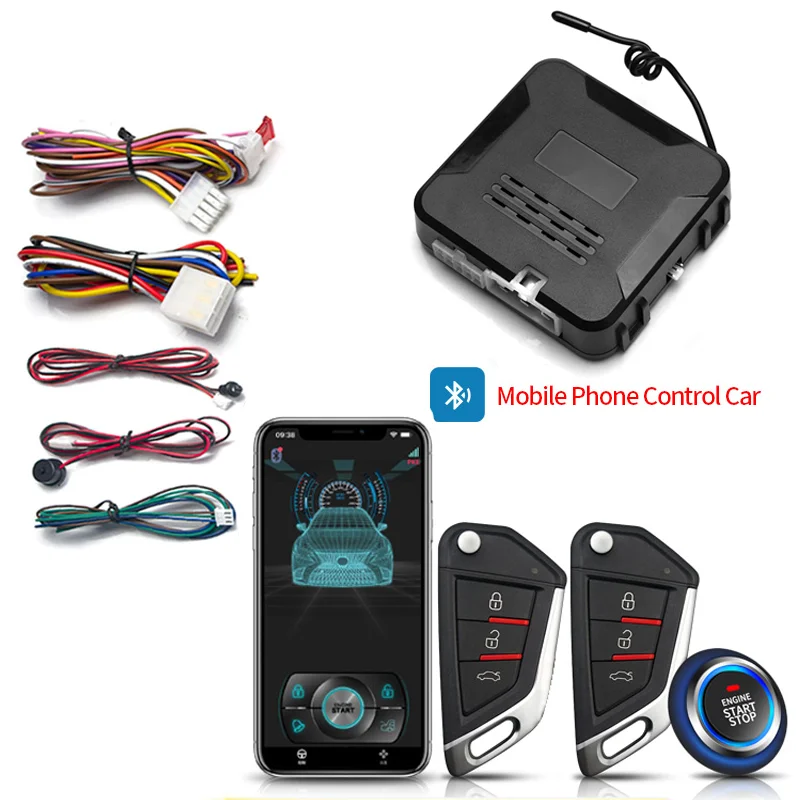 Universal Car Alarm Keyless Entry System Smart APP Start Stop System for Cars Auto Ignition Button with Remote Starter Start Kit
Universal Car Alarm Keyless Entry System Smart APP Start Stop System for Cars Auto Ignition Button with Remote Starter Start Kit