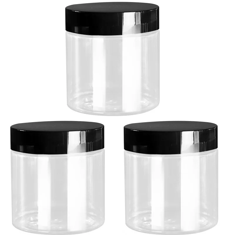 Clear Plastic Bottle PET 50Pcs Empty Cosmetic Container 56Dia. 100ml Portable Packaging Black Lid Refillable Wide Mouth Bottles
Clear Plastic Bottle PET 50Pcs Empty Cosmetic Container 56Dia. 100ml Portable Packaging Black Lid Refillable Wide Mouth Bottles