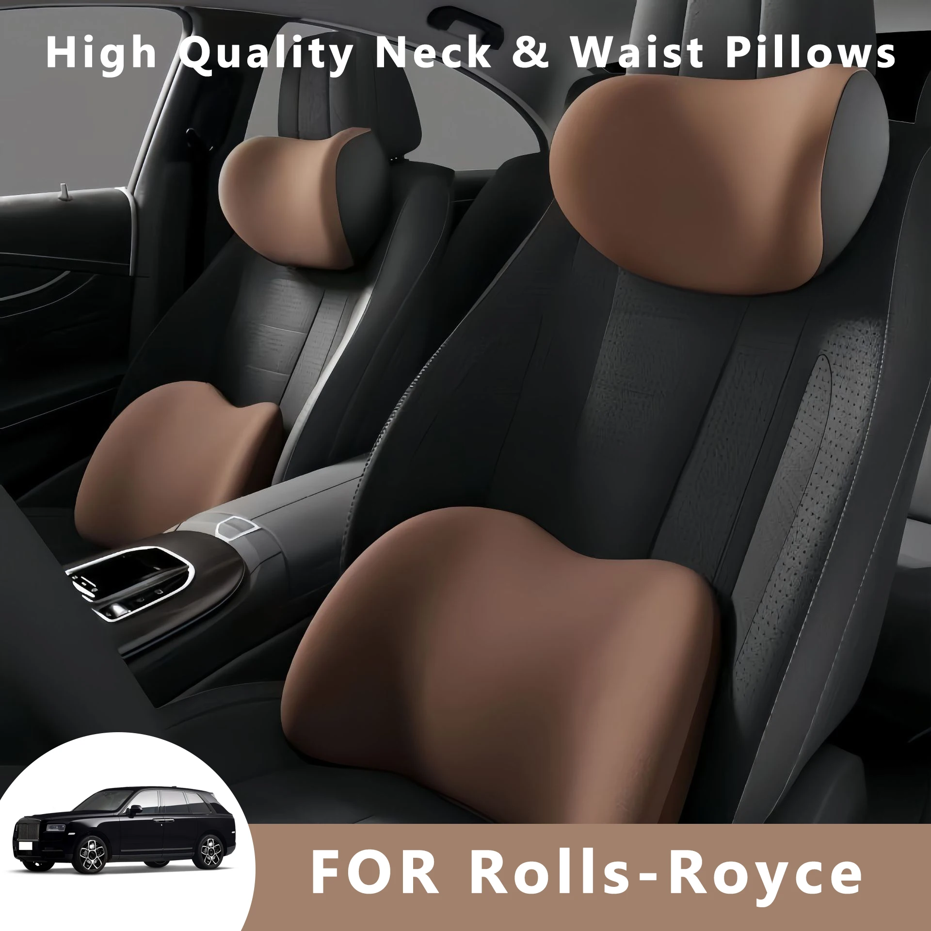 Car Neck Pilow Protector Auto Seat Headrest Soft Waist Cushion Neck Cushion Backrest Lumbar Support for Rolls-Royce Cullinan
Car Neck Pilow Protector Auto Seat Headrest Soft Waist Cushion Neck Cushion Backrest Lumbar Support for Rolls-Royce Cullinan