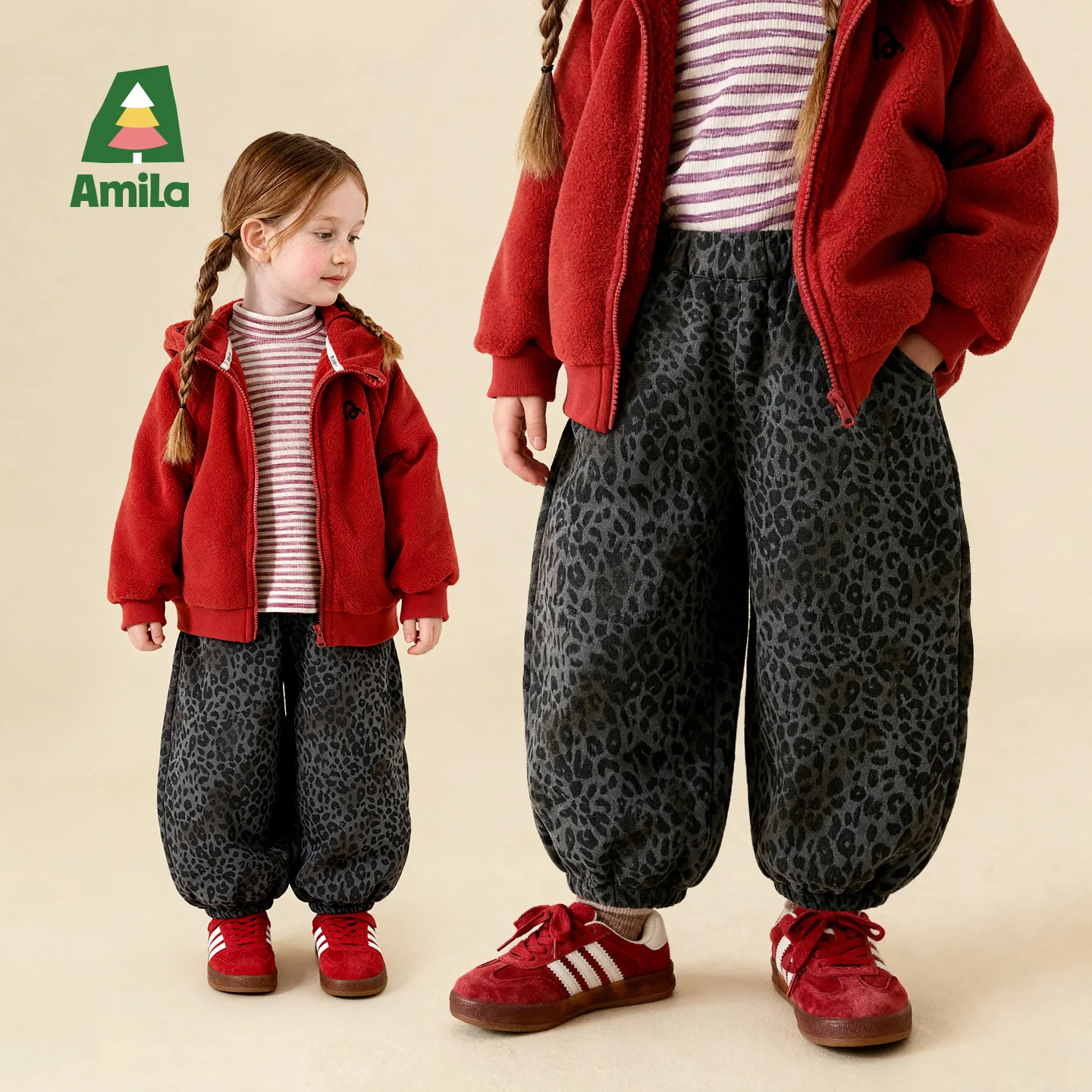 Детские зимние детские повседневные брюки Amila с леопардовым принтом, толстым флисом и теплыми манжетами, свободные брюки-фонарики
Детские зимние детские повседневные брюки Amila с леопардовым принтом, толстым флисом и теплыми манжетами, свободные брюки-фонарики