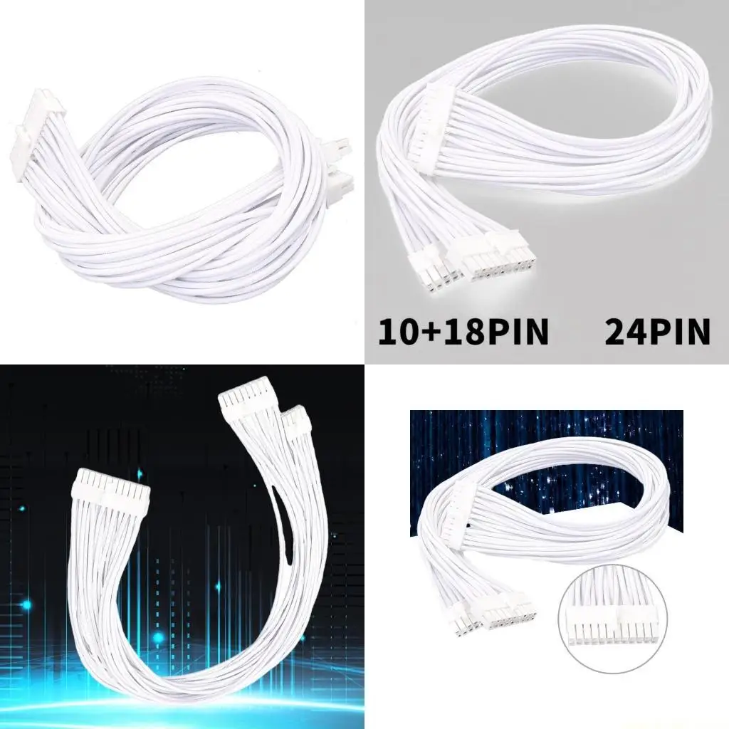 White 24PIN and 10+18PIN Module Cable for Computer for RM550X RM650X