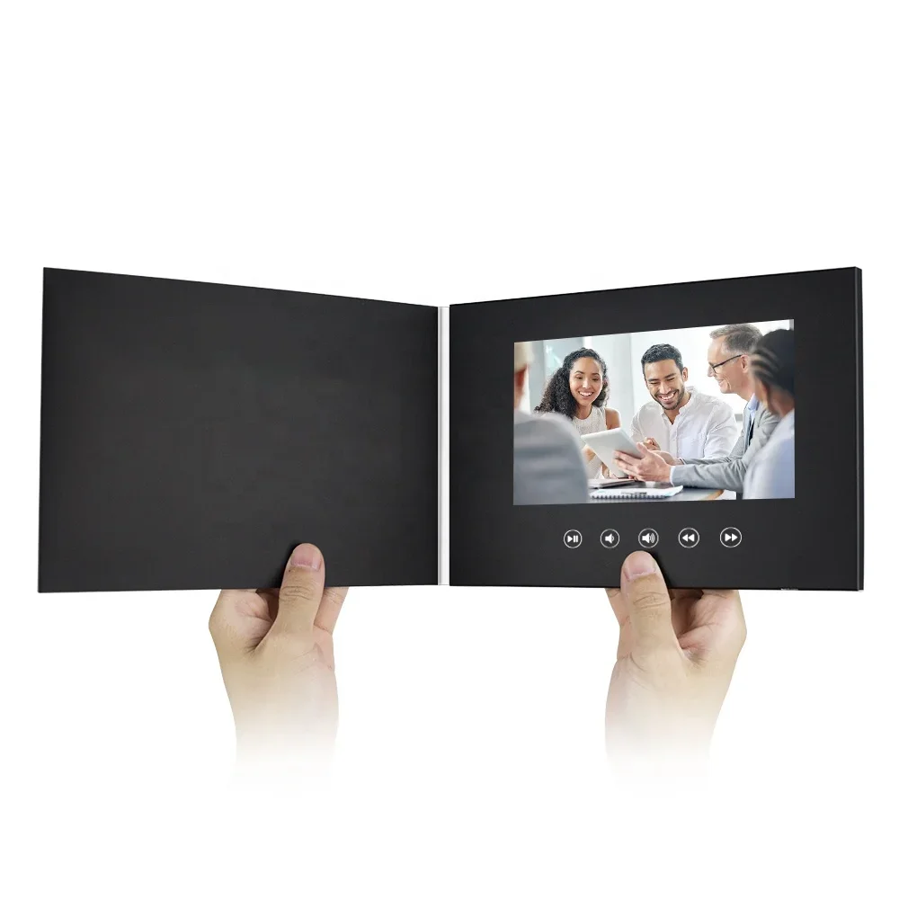 Hardcover Promotional HD Video Gift Brochure Cards Wedding Invitation Digital lcd video book 
Hardcover Promotional HD Video Gift Brochure Cards Wedding Invitation Digital lcd video book