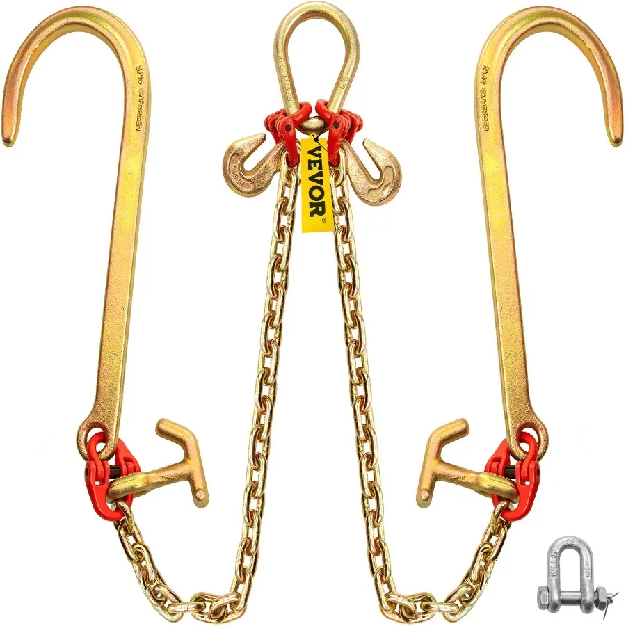 Цепь V Bridle 5 16 x 2 фута Буксирная цепь Bridle класса 80 VBridle Транспортировочная цепь 9260 фунтов Прочность разбития с крючками TJ и захват
Цепь V Bridle 5 16 x 2 фута Буксирная цепь Bridle класса 80 VBridle Транспортировочная цепь 9260 фунтов Прочность разбития с крючками TJ и захват