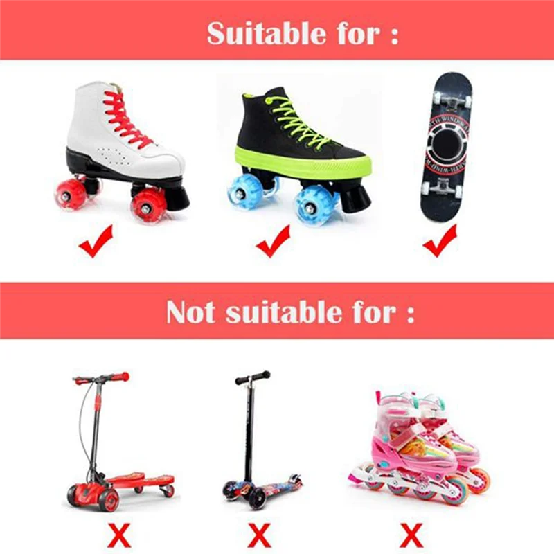 L79A 8 Piece Glitter Light Up Roller Skate Wheels Luminous Skate Wheels with Bearings Installed 32 x 58 mm 78A,Blue
L79A 8 Piece Glitter Light Up Roller Skate Wheels Luminous Skate Wheels with Bearings Installed 32 x 58 mm 78A,Blue