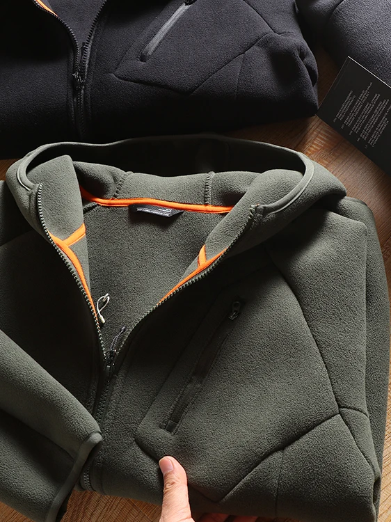 Men's Fce Lined Thiened Casual Hooded Jaet Warm Outerwear Top Stand Fit Long Sve Zipper Closure Autumn Winter Coat
Men's Fce Lined Thiened Casual Hooded Jaet Warm Outerwear Top Stand Fit Long Sve Zipper Closure Autumn Winter Coat