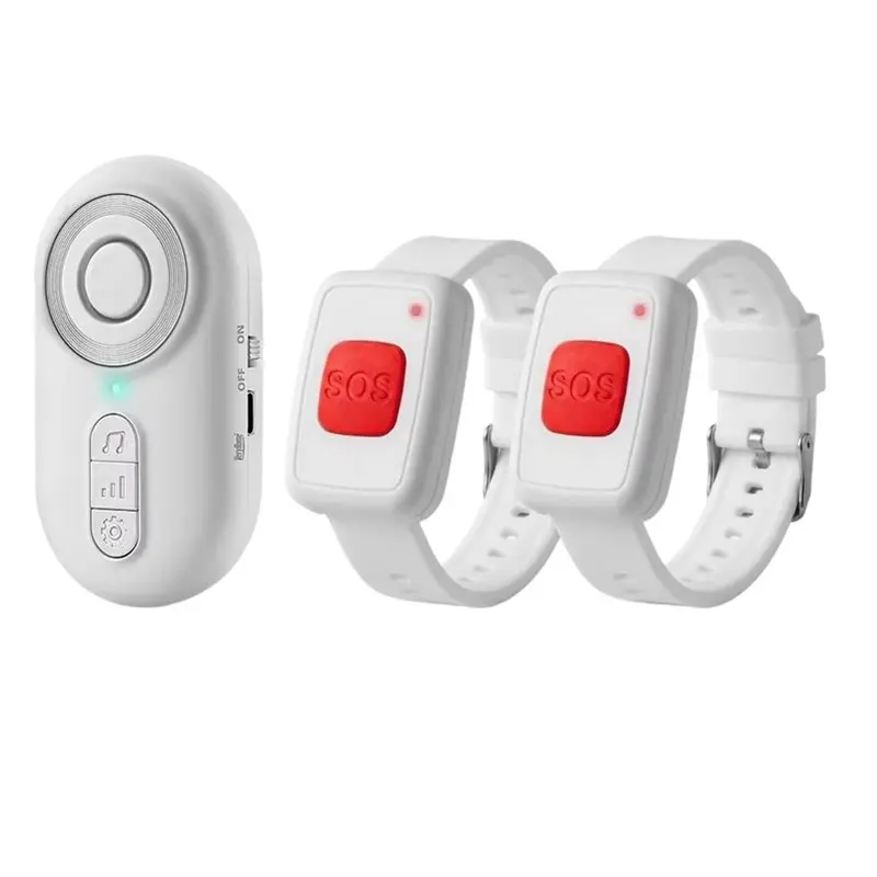 A73E-Elderly Caregiver Pager SOS Watch Vibration Alert Monitor System With 1 Receiver+ 2 Transmitters Home Safety Call Button
A73E-Elderly Caregiver Pager SOS Watch Vibration Alert Monitor System With 1 Receiver+ 2 Transmitters Home Safety Call Button