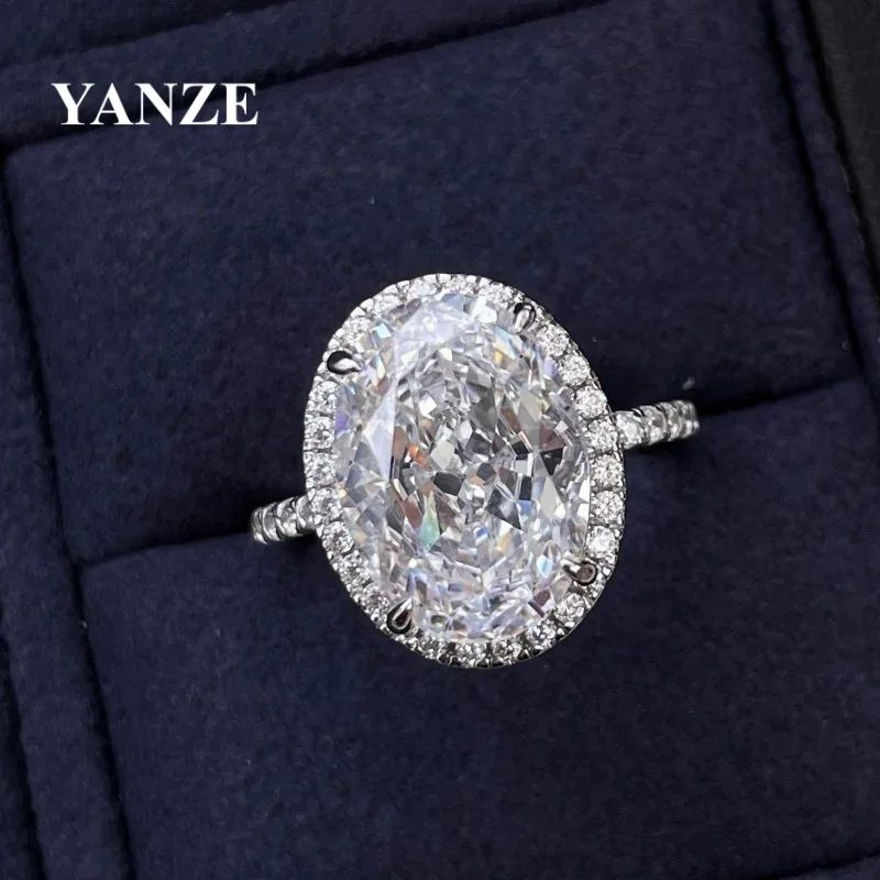 YANZE 10ct супер большие высокоуглеродистые кольца с бриллиантами для женщин, обручальное кольцо из стерлингового серебра 925 пробы с бриллиантами
YANZE 10ct супер большие высокоуглеродистые кольца с бриллиантами для женщин, обручальное кольцо из стерлингового серебра 925 пробы с бриллиантами
