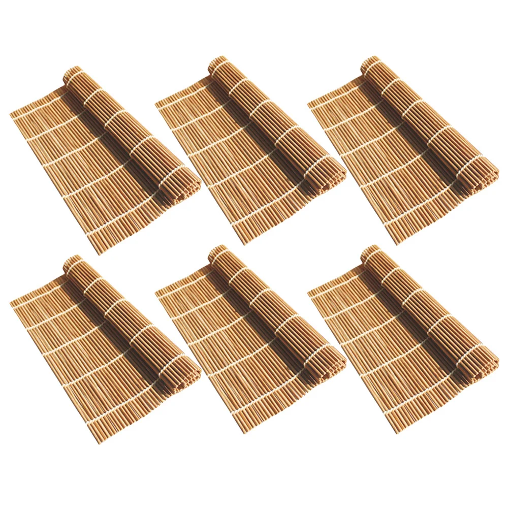 6pcs Bamboo Sushi Rolling Mat Set with Chopsticks Spoon Tools Kitchen Accessories Sushi Making Kit Bamboo Sushi Curtain
6pcs Bamboo Sushi Rolling Mat Set with Chopsticks Spoon Tools Kitchen Accessories Sushi Making Kit Bamboo Sushi Curtain