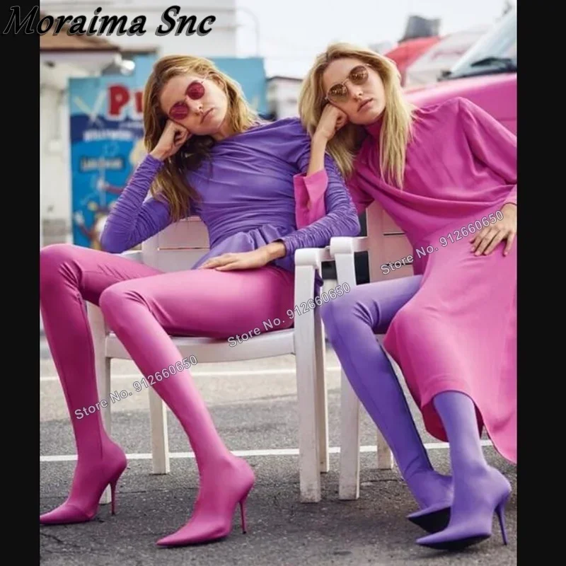 Moraima Snc Pants Boots Solid Thigh High Boots for Women Stilettos High Heel Over the Knee Boots Shoes on Heels Zapatillas Mujer
Moraima Snc Pants Boots Solid Thigh High Boots for Women Stilettos High Heel Over the Knee Boots Shoes on Heels Zapatillas Mujer